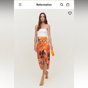 Reformation Sabine Silk NWT